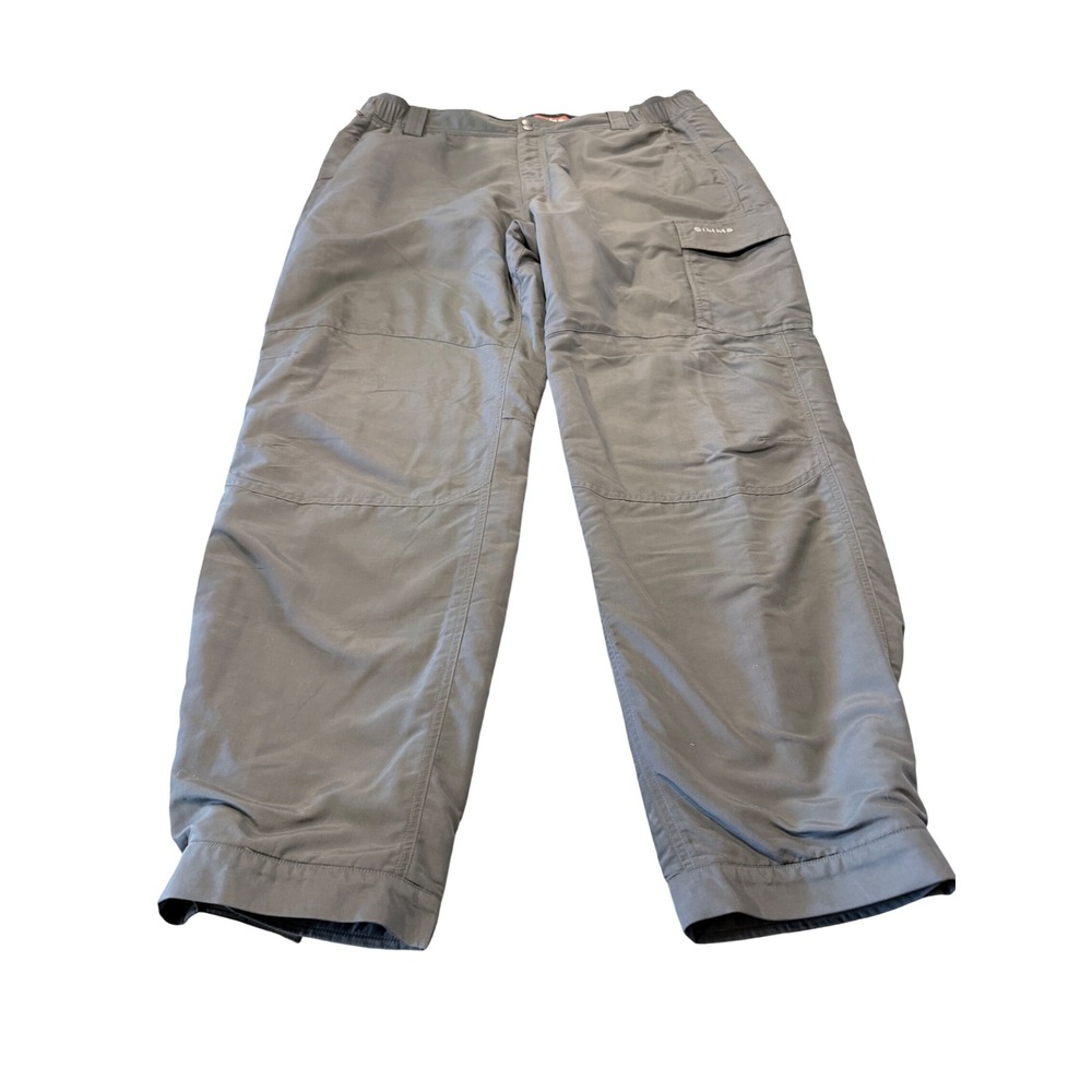 Simms Fishing Products COR3 Gray Fleece Lined Technical Pants Mens XL RN103631